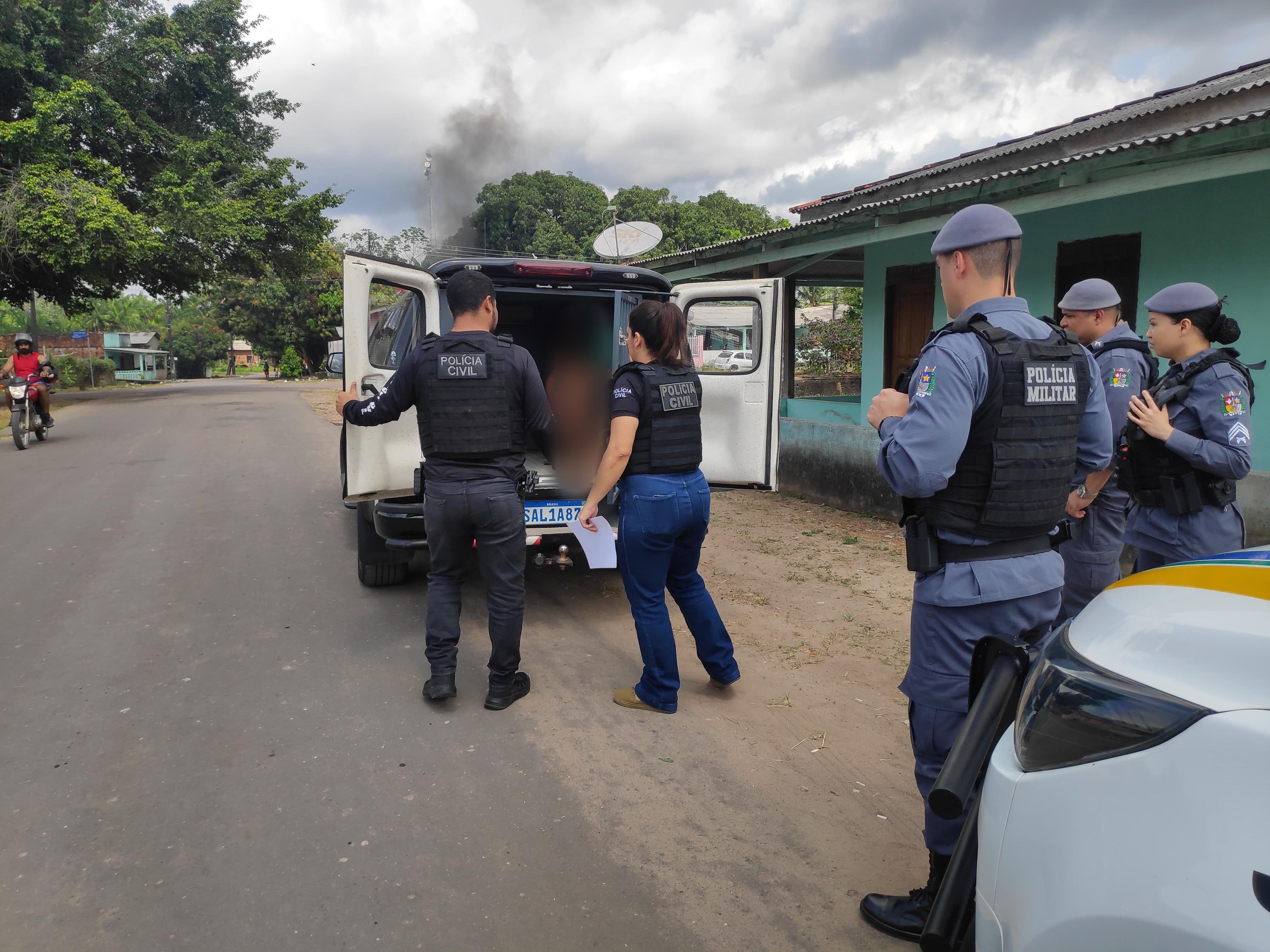 EM FERREIRA GOMES, POLÍCIA CIVIL PRENDE INDIVÍDUO ACUSADO POR ESTUPRO DE VULNERÁVEL 